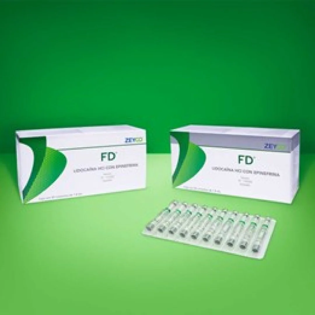 Lidocaína HCl 2% con Epinefrina 1:100,000 Zeyco